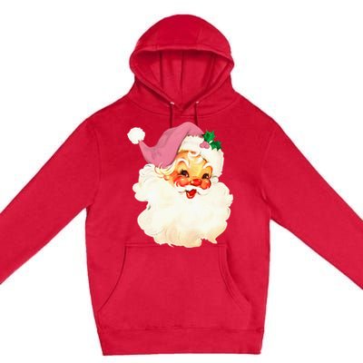 Santa Claus Christmas Design Premium Pullover Hoodie