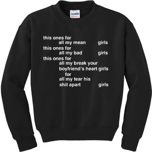 Spotify Capsule Charli Xcx Mean Girl Kids Sweatshirt