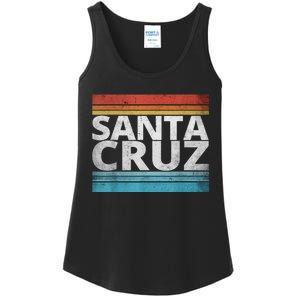 SANTA CRUZ CALIFORNIA SKATEBOARDING SURFING BEACH BOARDWALK Ladies Essential Tank