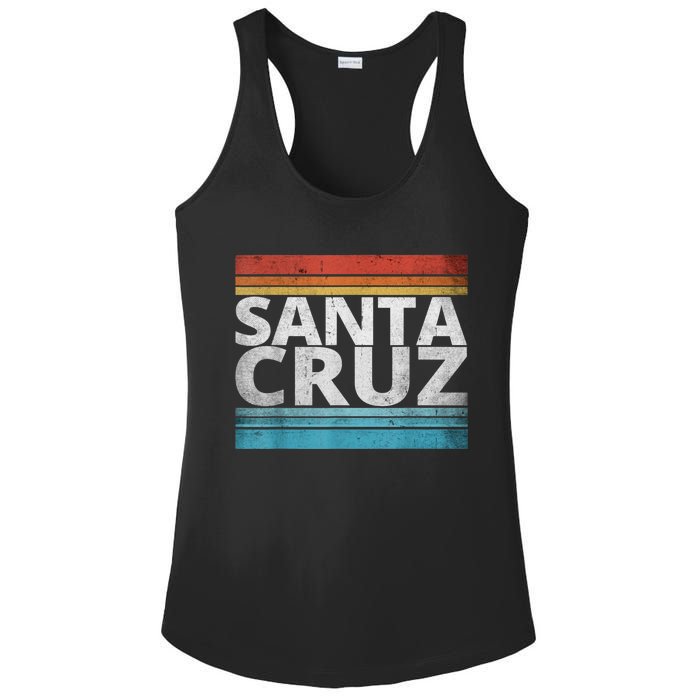 SANTA CRUZ CALIFORNIA SKATEBOARDING SURFING BEACH BOARDWALK Ladies PosiCharge Competitor Racerback Tank