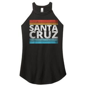 SANTA CRUZ CALIFORNIA SKATEBOARDING SURFING BEACH BOARDWALK Women's Perfect Tri Rocker Tank