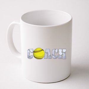 Softball Coach Coaching Assistant Coach Softball Team Men Coffee Mug