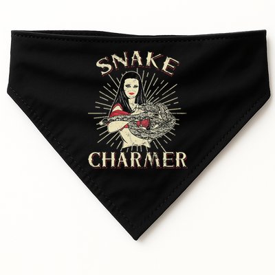 Snake Charmer Circus Party Snake Lover Gift Circus USA-Made Doggie Bandana
