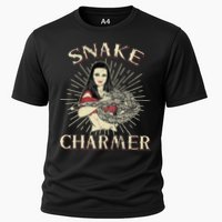 Snake Charmer Circus Party Snake Lover Gift Circus Cooling Performance Crew T-Shirt