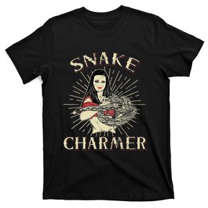 Snake Charmer Circus Party Snake Lover Gift Circus T-Shirt