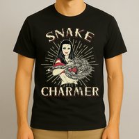 Snake Charmer Circus Party Snake Lover Gift Circus T-Shirt