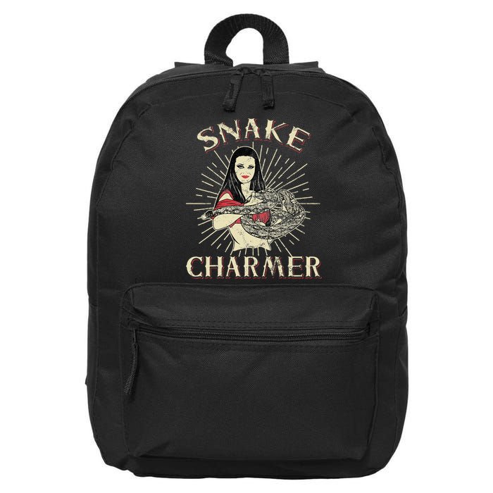 Snake Charmer Circus Party Snake Lover Gift Circus 16 in Basic Backpack