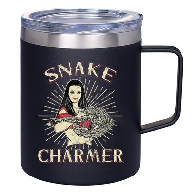 Snake Charmer Circus Party Snake Lover Gift Circus 12oz Stainless Steel Coffee Mug
