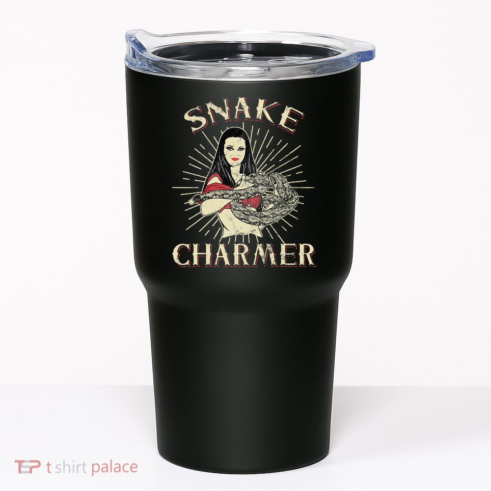 Snake Charmer Circus Party Snake Lover Gift Circus Tumbler