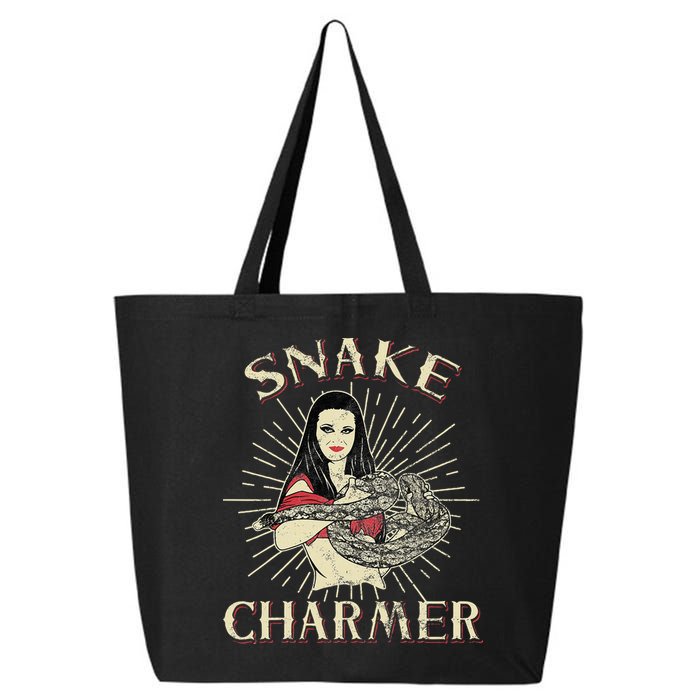 Snake Charmer Circus Party Snake Lover Gift Circus 25L Jumbo Tote