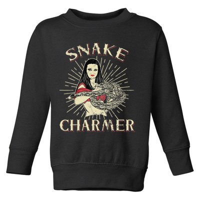 Snake Charmer Circus Party Snake Lover Gift Circus Toddler Sweatshirt