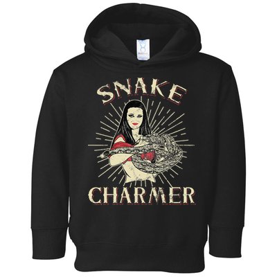 Snake Charmer Circus Party Snake Lover Gift Circus Toddler Hoodie
