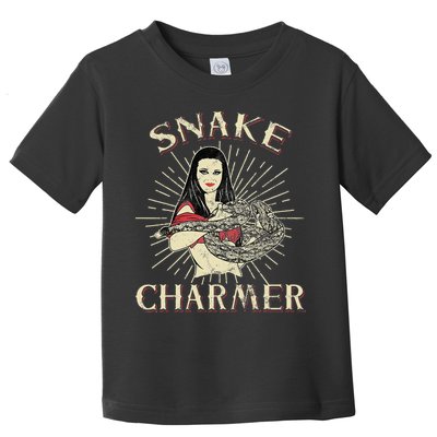 Snake Charmer Circus Party Snake Lover Gift Circus Toddler T-Shirt