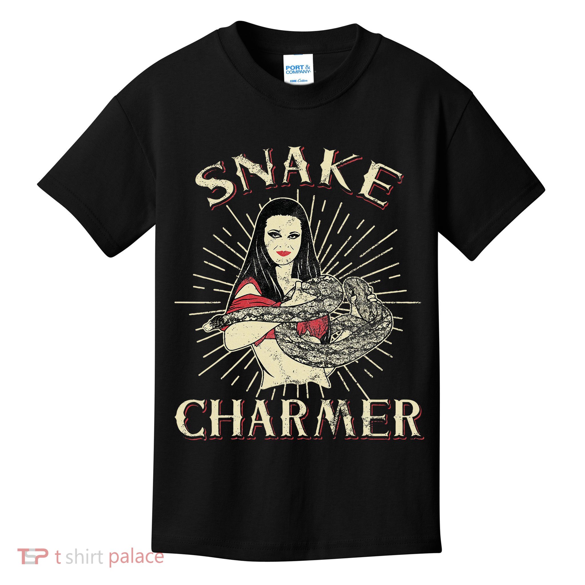 Snake Charmer Circus Party Snake Lover Gift Circus Kids T-Shirt