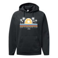 San Clemente Cup Palm Trees SCC Four Performance Fleece Hoodie