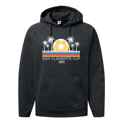 San Clemente Cup Palm Trees SCC Four Performance Fleece Hoodie