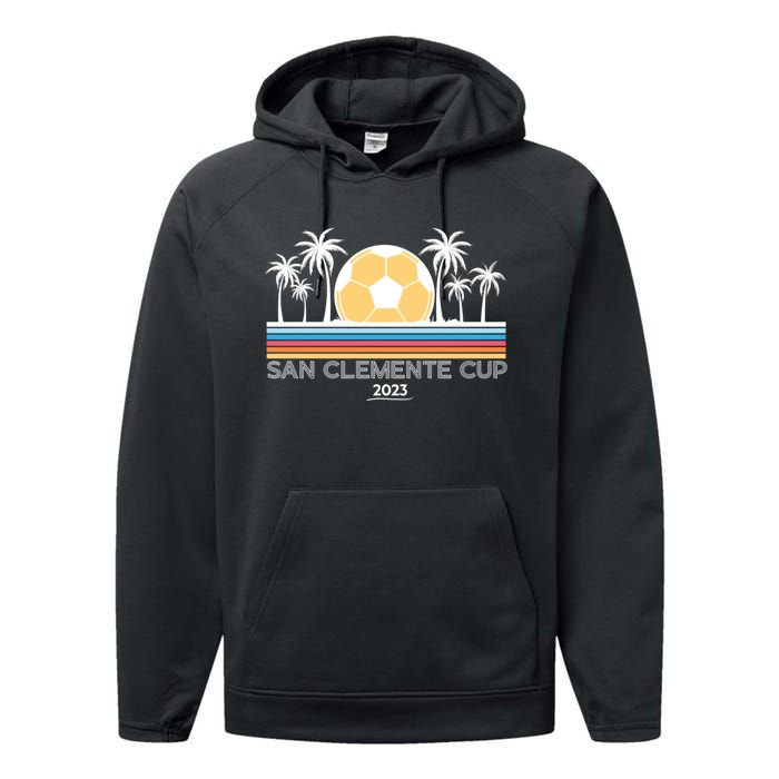 San Clemente Cup Palm Trees SCC Four Performance Fleece Hoodie