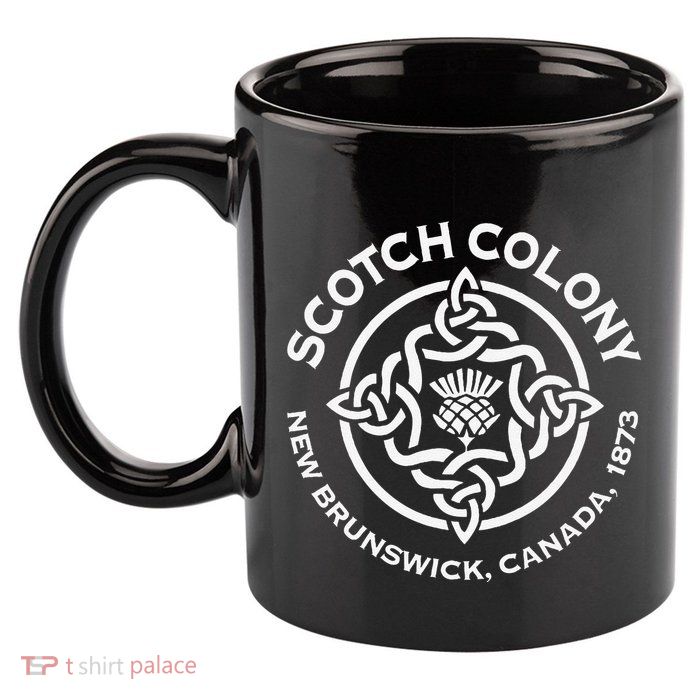 Scotch Colony Celtic Knot 11oz C Handle Ceramic Mug