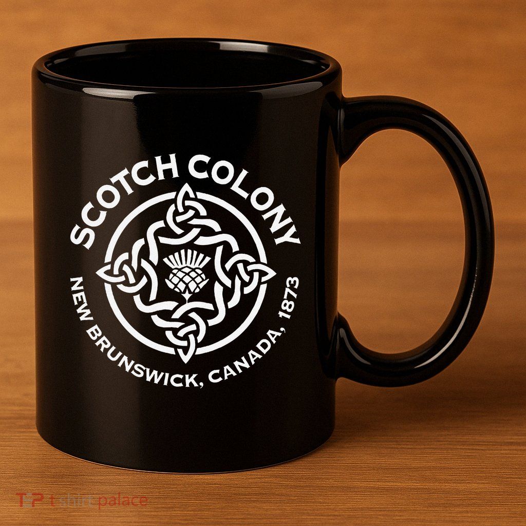 Scotch Colony Celtic Knot 11oz C Handle Ceramic Mug