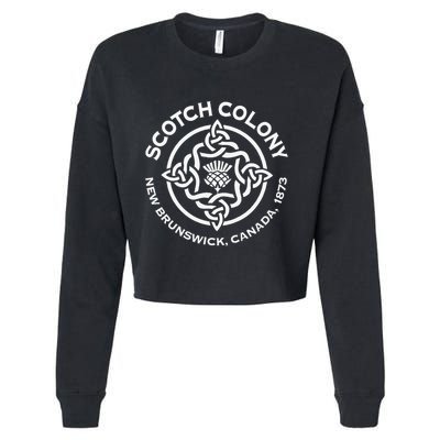 Scotch Colony Celtic Knot Cropped Pullover Crew