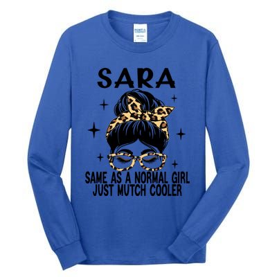 Sara Costume Cute Definition Personalized Name Sara Meaningful Gift Tall Long Sleeve T-Shirt