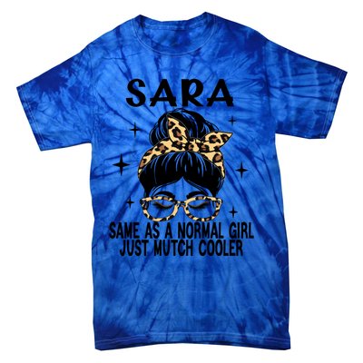 Sara Costume Cute Definition Personalized Name Sara Meaningful Gift Tie-Dye T-Shirt