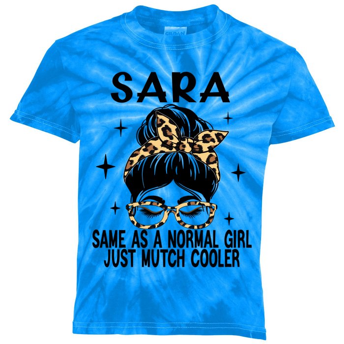 Sara Costume Cute Definition Personalized Name Sara Meaningful Gift Kids Tie-Dye T-Shirt