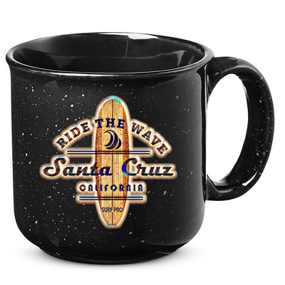 Santa Cruz Ca Vintage Surfers Gift 15oz Campfire Ceramic Mug