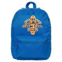 Santa Cruz Ca Vintage Surfers Gift 16 in Basic Backpack