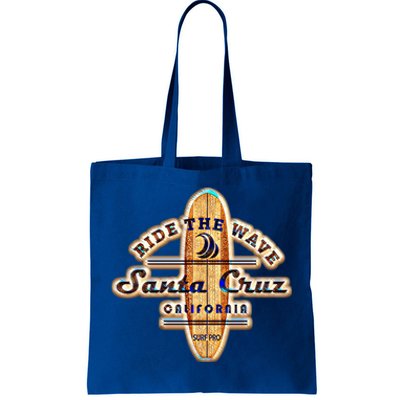 Santa Cruz Ca Vintage Surfers Gift Tote Bag