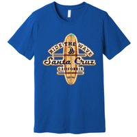 Santa Cruz Ca Vintage Surfers Gift Premium T-Shirt