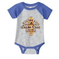 Santa Cruz Ca Vintage Surfers Gift Infant Baby Jersey Bodysuit