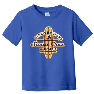 Santa Cruz Ca Vintage Surfers Gift Toddler T-Shirt