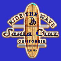 Santa Cruz Ca Vintage Surfers Gift Toddler T-Shirt