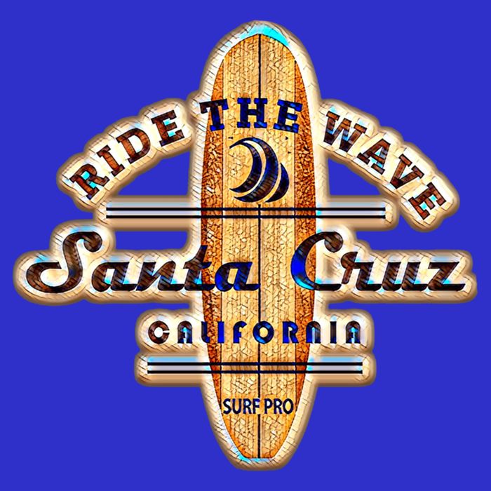 Santa Cruz Ca Vintage Surfers Gift Toddler T-Shirt