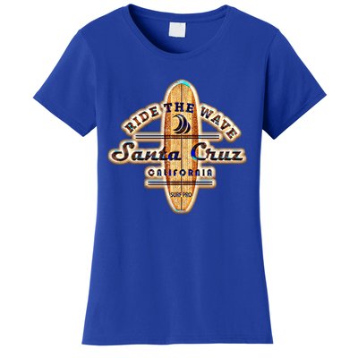 Santa Cruz Ca Vintage Surfers Gift Women's T-Shirt