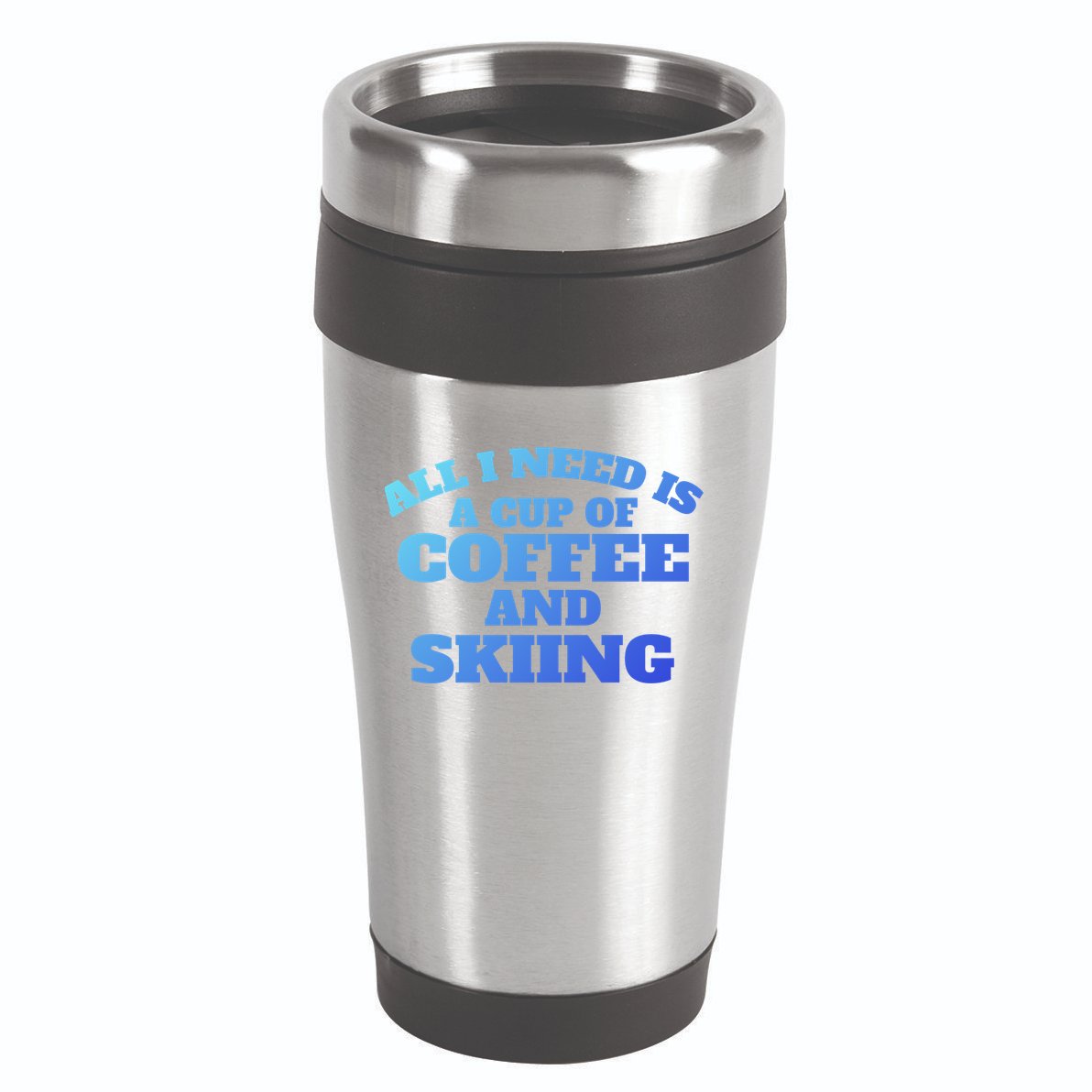 Skiers Coffee CrossCountry Skiing Coffee Skiing Cool Gift 16oz Travel Tumbler