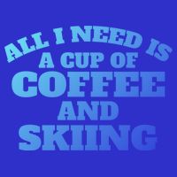 Skiers Coffee CrossCountry Skiing Coffee Skiing Cool Gift 16 in Basic Backpack