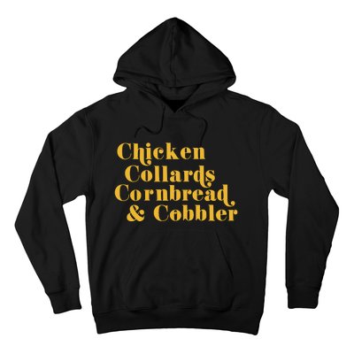 Samuelljackson Chicken Collards Cornbread & Cobbler Hoodie