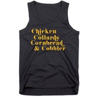 Samuelljackson Chicken Collards Cornbread & Cobbler Tank Top