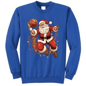 Santa Claus Christmas Basketball Xmas Meaningful Gift Sweatshirt