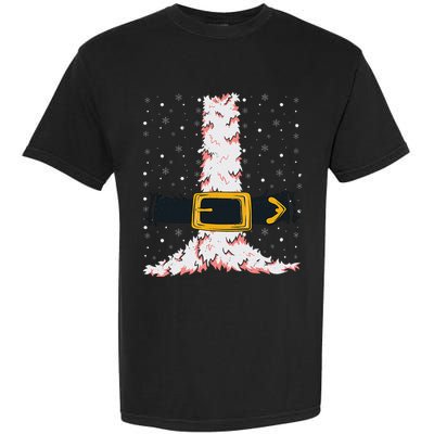 Santa Claus Costume Christmas Santa Suit Family Matching Garment-Dyed Heavyweight T-Shirt