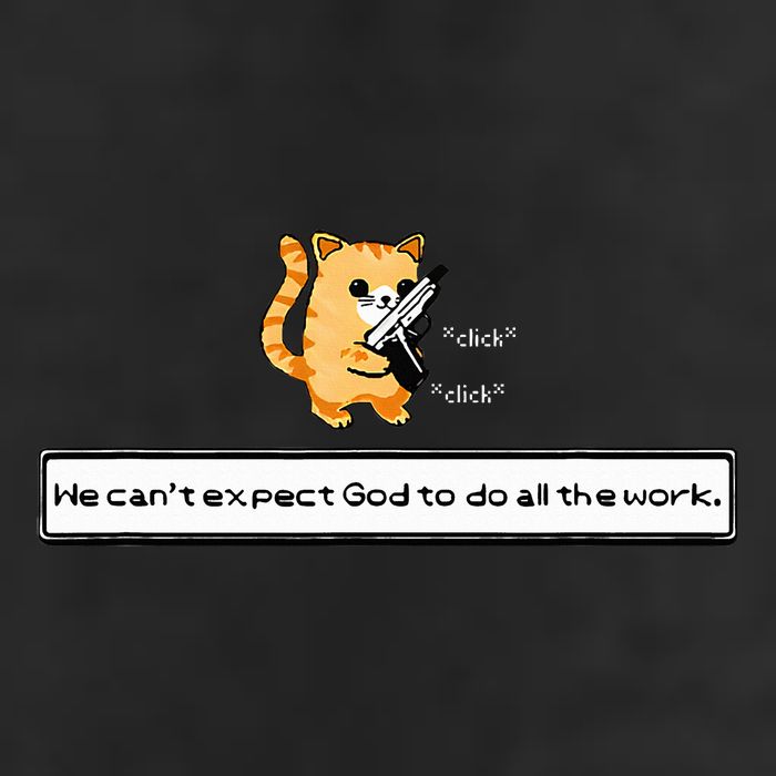 Squirt Click Click We CanT Expect God To Do All The Work Cool Comfort Performance Bucket Hat