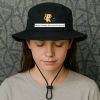 Squirt Click Click We CanT Expect God To Do All The Work Bucket Hat