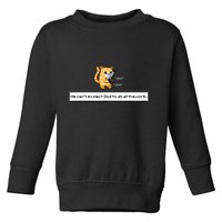 Squirt Click Click We CanT Expect God To Do All The Work Toddler Sweatshirt