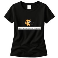 Squirt Click Click We CanT Expect God To Do All The Work Womens T-Shirt