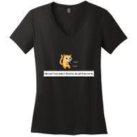 Squirt Click Click We CanT Expect God To Do All The Work Women's V-Neck T-Shirt