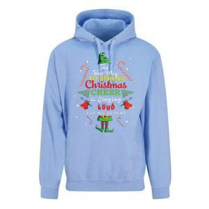 Spread Christmas Cheer Is Singing Loud Xmas Elf Pajama Unisex Surf Hoodie