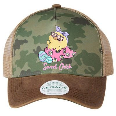 Sweet Chick Cute Spring Easter Legacy Tie Dye Trucker Hat