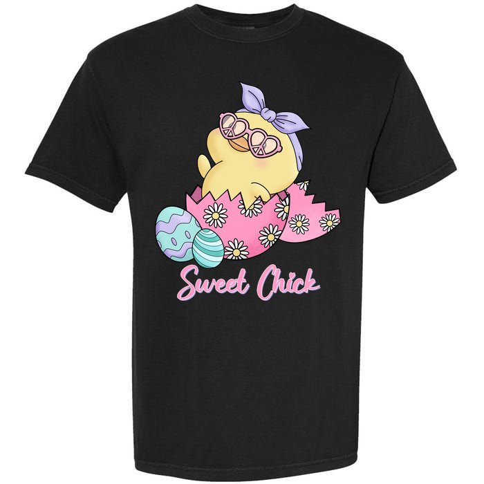 Sweet Chick Cute Spring Easter Garment-Dyed Heavyweight T-Shirt